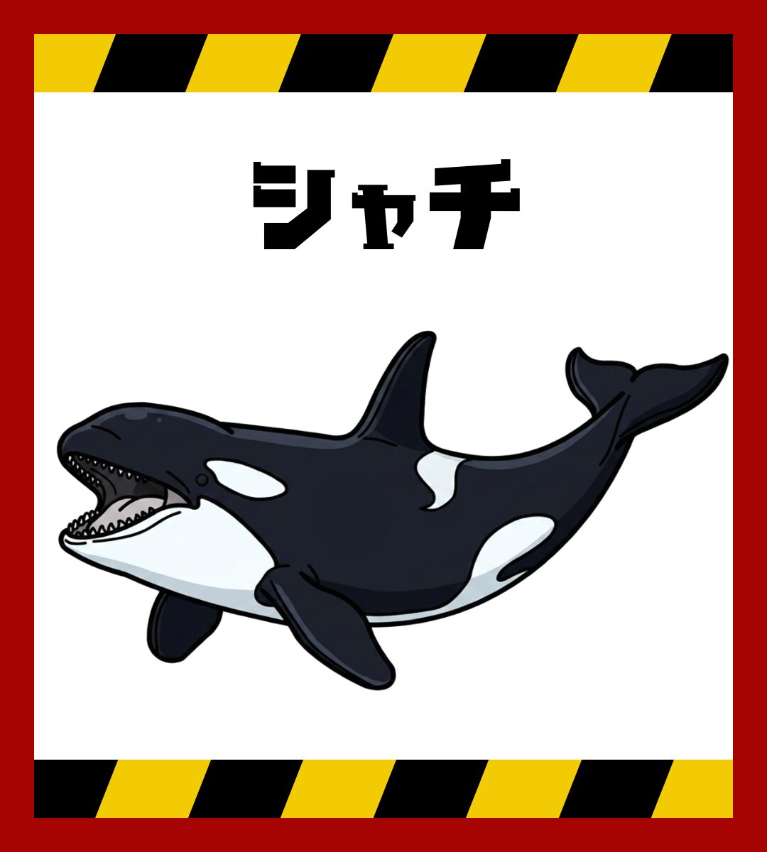 危険生物図鑑　シャチ